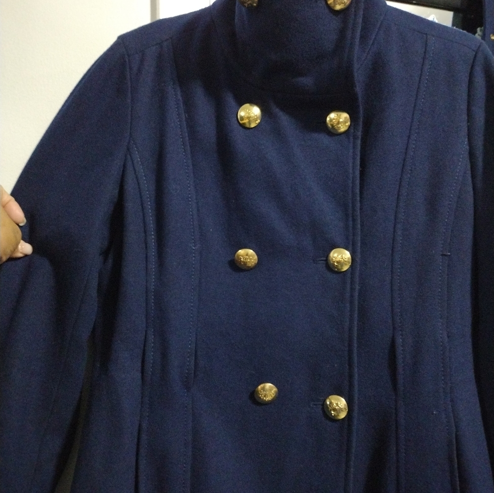Black Rivet Coat - Picture 4 of 8